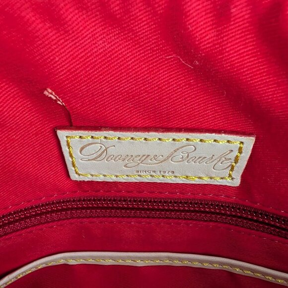 NWT Dooney and Bourke Chevron Tote w/matching pouch and keychain - Picture 5 of 6